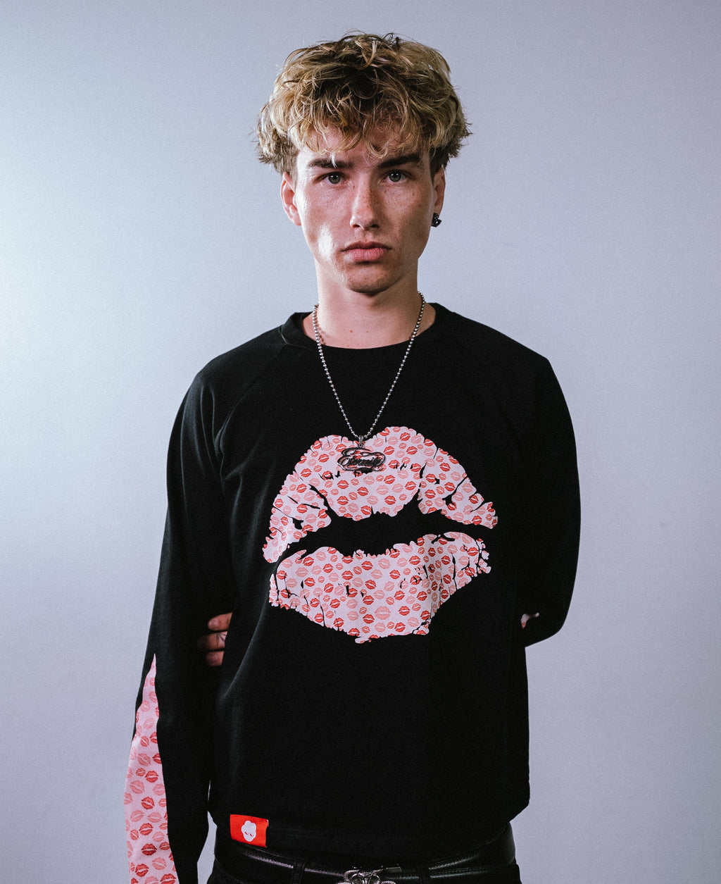 Longsleeve Kiss - Black