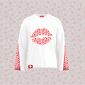 Longsleeve Kiss - White